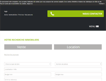 Tablet Screenshot of locations-vacances.avis-immobilier-perrosguirec.com